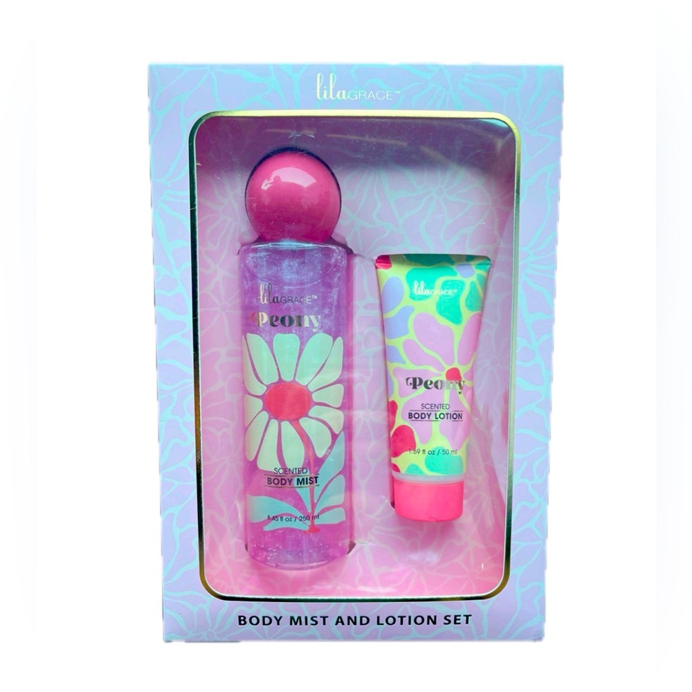 NIB Lila Grace Body Mist & Lotion Set
